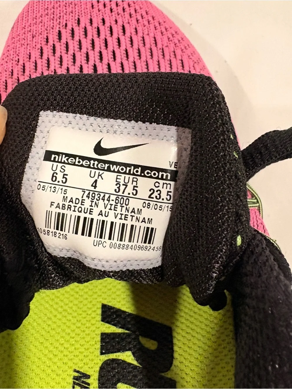 Nike Women’s Pink Running Sneakers